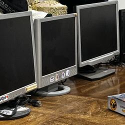 4 Monitors about 13 to 15 inch
