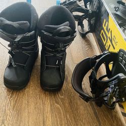 2023 HEAD DEFY JUNIOR SNOWBOARD With Boots And Bindings Hybrid Camber POP