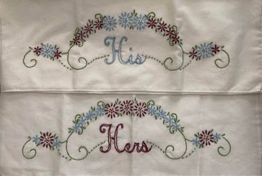 Cross Stitch Pillow Cases