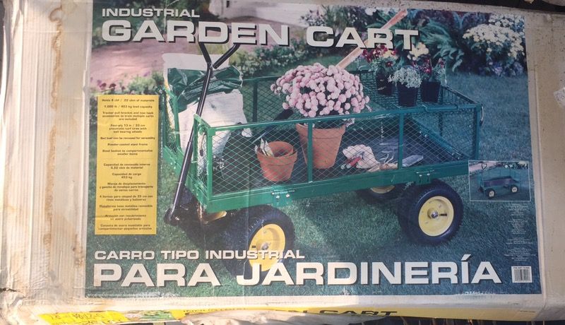 Industrial size garden cart