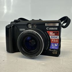 Canon PowerShot G5 5.0MP Digital Camera NO Charger or Battery