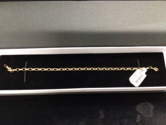 Gold Fashion Bracelet 14k  1.4 DWT  8”