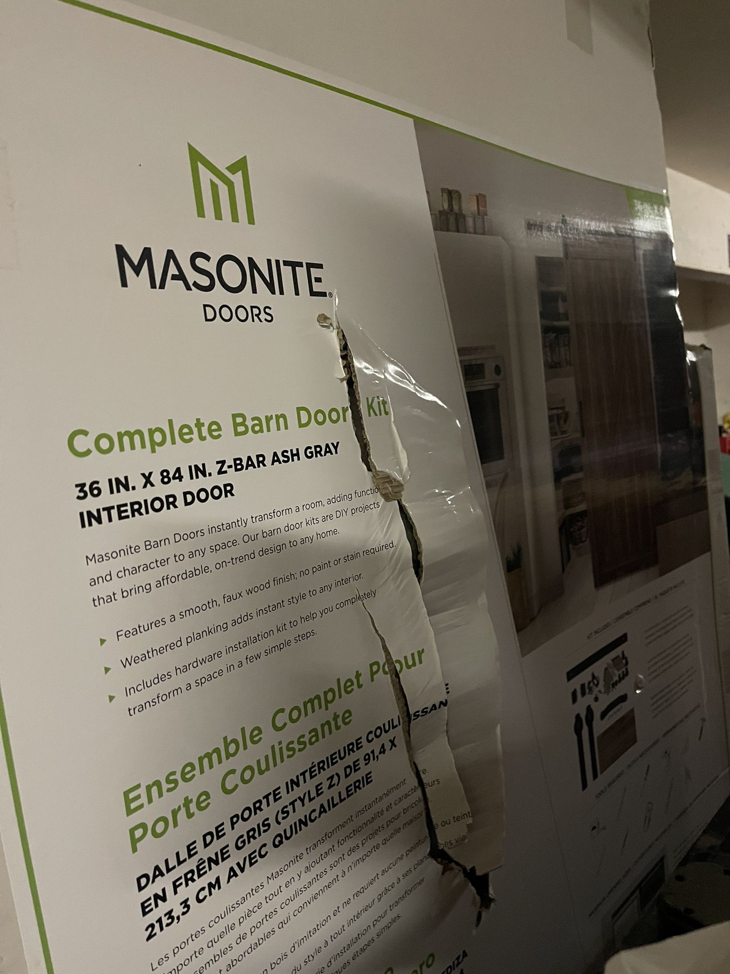 Masonite Barn Door 36x80 Kit