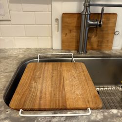 Wooden Over Sink Cutting Board