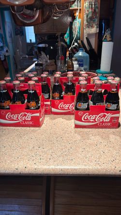 (4) 6packs of Coca-Cola commemorative Phoenix Suns Souvenir bottles