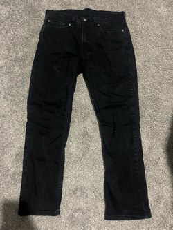 Levi's black denim jeans 34x30