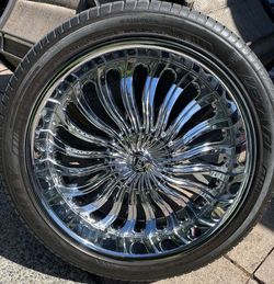 Chevy GMC Ford Cadillac 24s Inch Wheels Rims And Tires