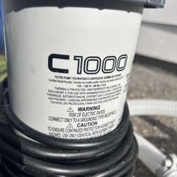C1000 INTEX Above ground Pump
