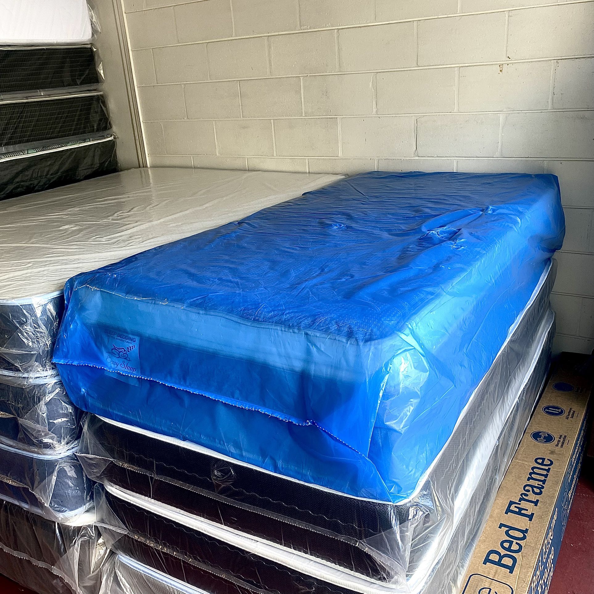 Twin Size Mattress Pillow Top 14” Inches Thick ✨New From Factory Excellent Comfort Also Available: Full, Queen And King Same Day Delivery 🚚