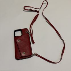iPhone 13 Pro Max Phone Case With Crossbody Lanyard Strap
