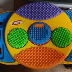 Playskool Clipo Creativity Activity Lap Table Shape Sorter Blocks Storage