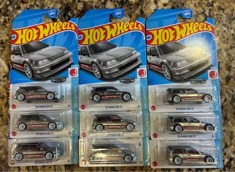 9 car Honda Civic zamac lot
