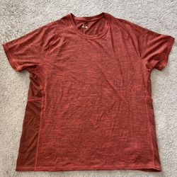 Zella Men's Maroon Red Workout Shirt