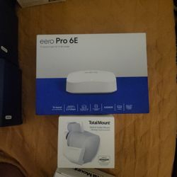 EERO PRO 6E ROUTER and 3 EERO 6 WI-FI EXTENDER