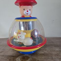 Vintage Battat Push and Spin Toy. 
