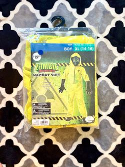 Zombie Hazmat Suit Boys Size XL (14-16)