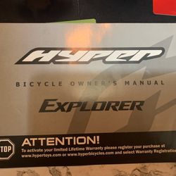 Hyper Explorer Mountain Bike Brand New!! 250.00