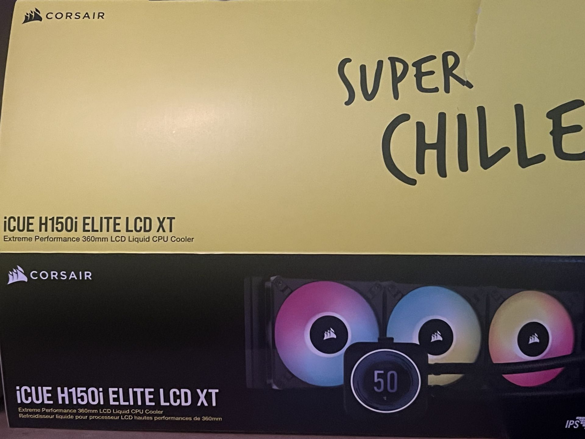 iCUE H150i ELITE LCD XT liquid CPU Cooler