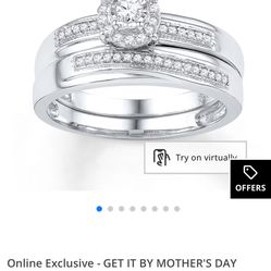 Size 6 Bridal Set Ring 