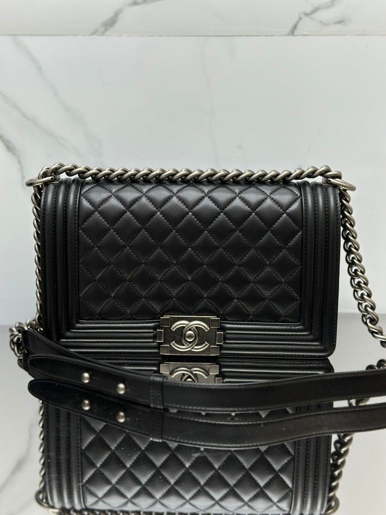 CHANEL leboy bags
