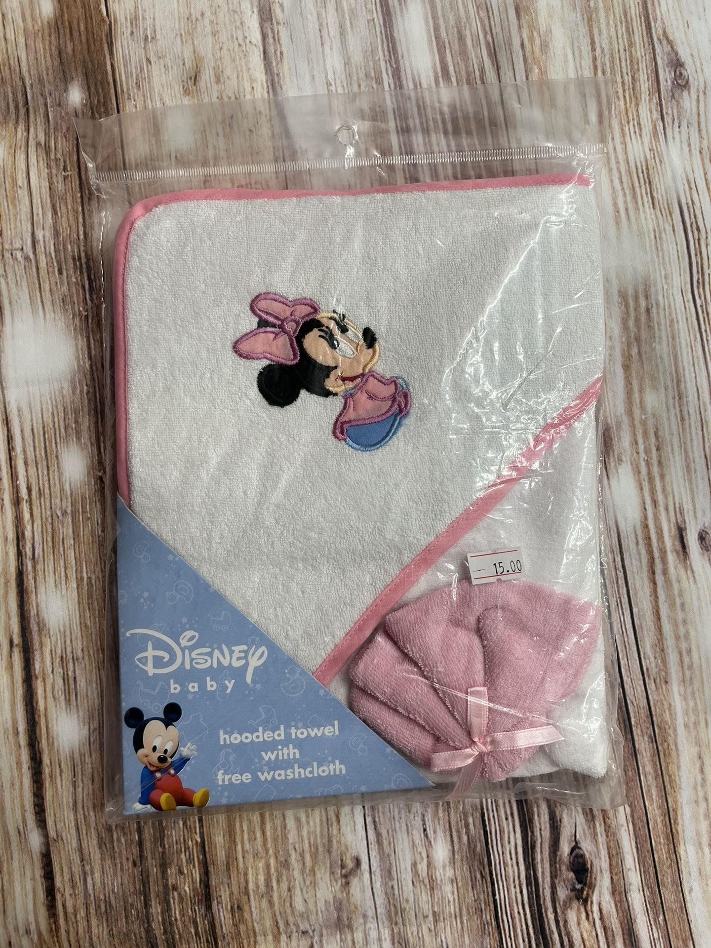 Minnie/mickey Mouse Baby Towels 