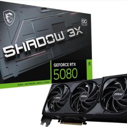 MSI SHADOW GeForce RTX 5080 16GB GDDR7