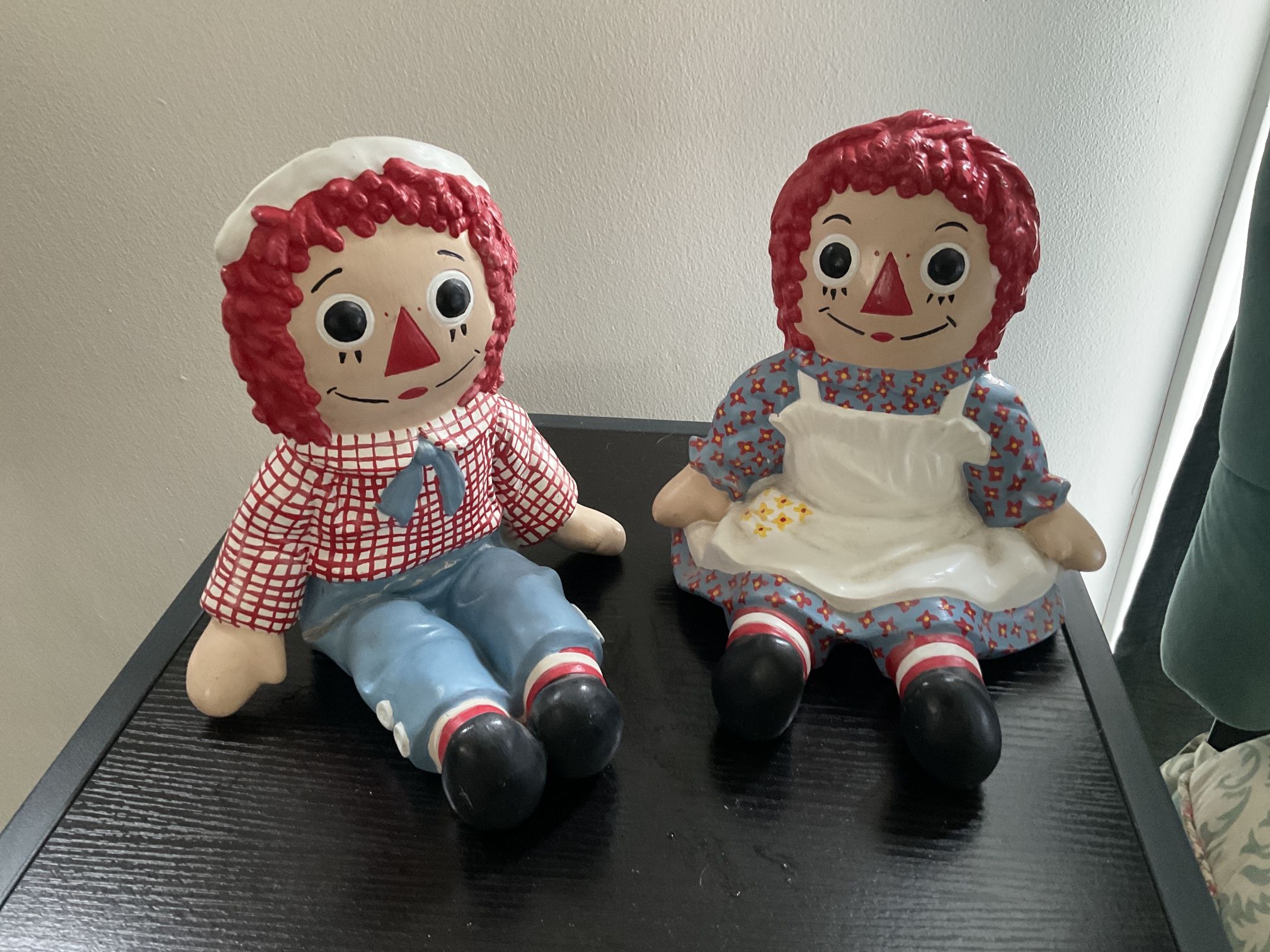 Raggedy Ann & Andy Bookends