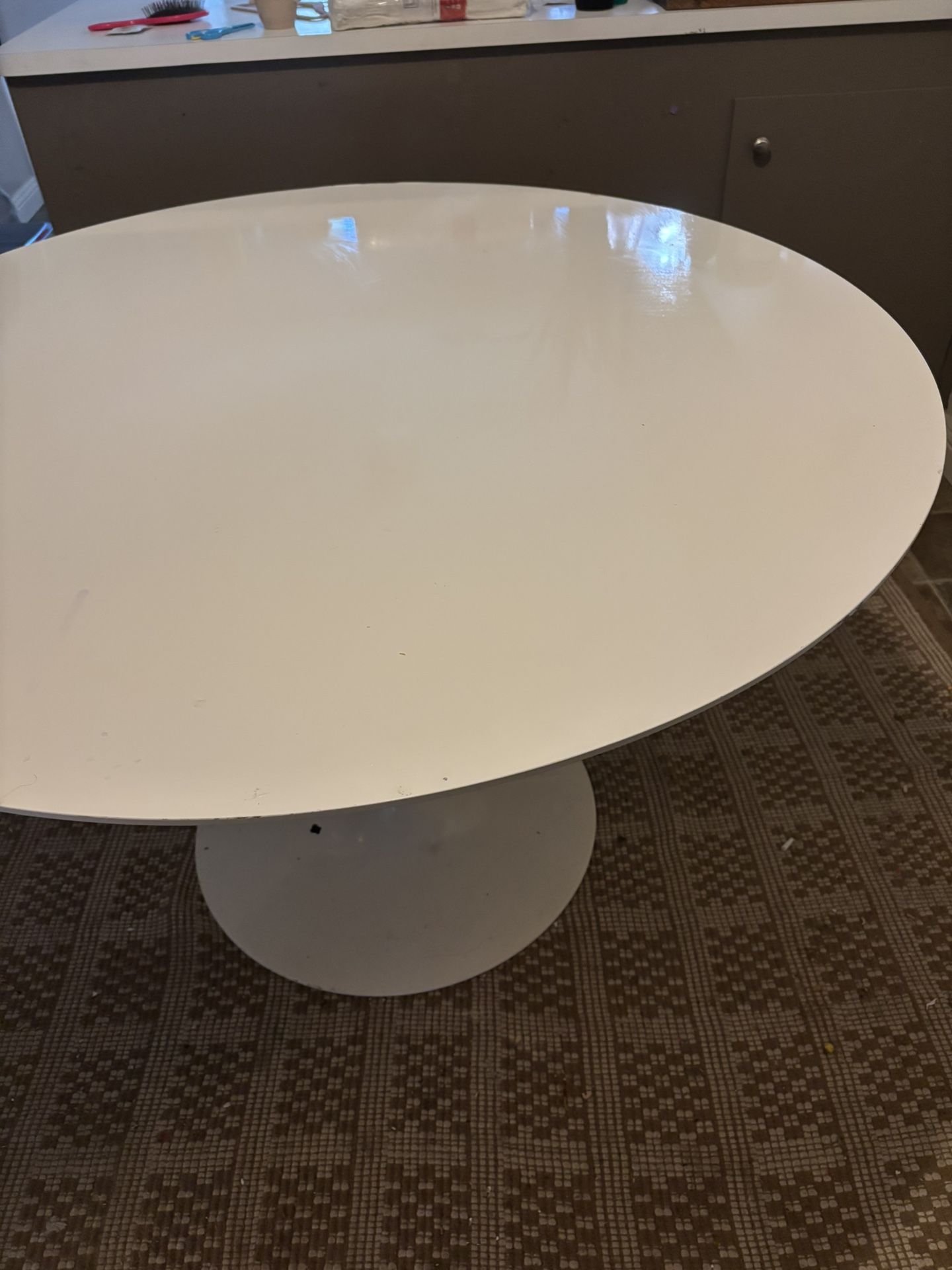 Beautiful Round Italian Enamel Table