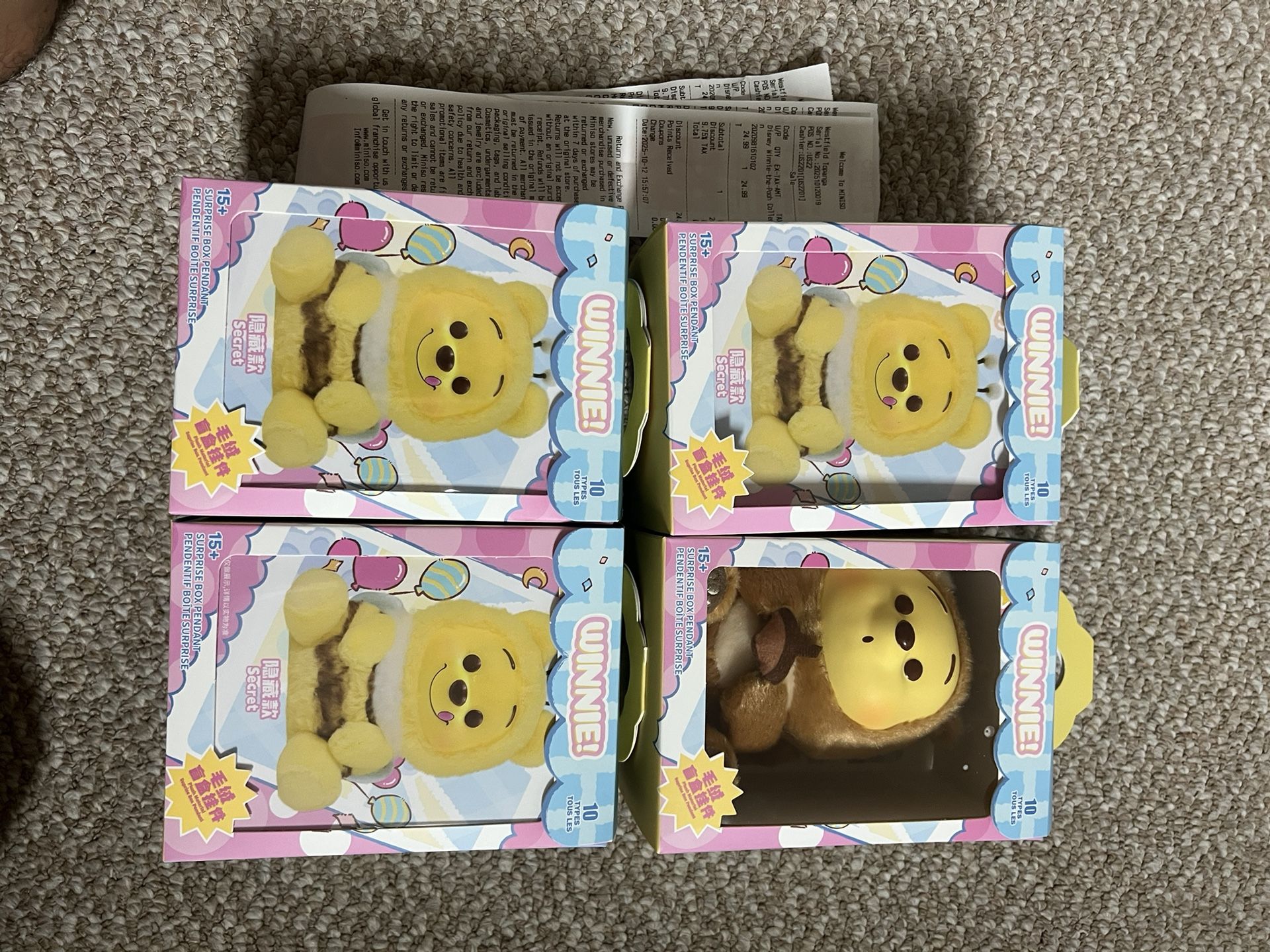 Disney Winnie The Pooh Miniso Blind Box (Sealed)
