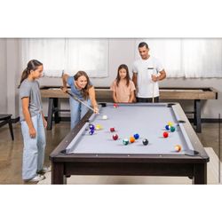 8FT Pool Table with Ping Pong Top – RETAIL $999.99 | DELIVERY AVAILABLE