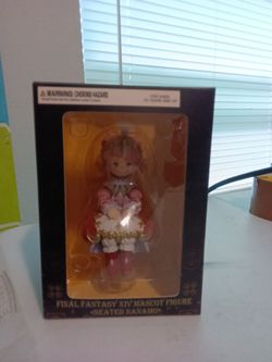 Final Fantasy XIV Mascot Figure Seated Nanamo