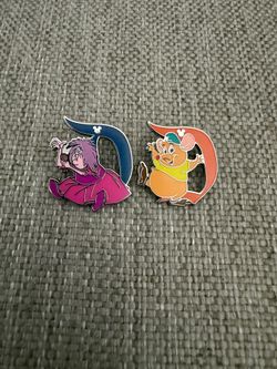 Madam Mim D & Gus Gus D Chaser Pin