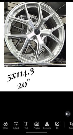 ​✨ 20" Silver Deep-Lip Multi-Spoke Rims (5x114.3) – In Stock Now! ✨ ​Looking for high-end luxury styling? These 20-inch silver multi-spoke wheels feat