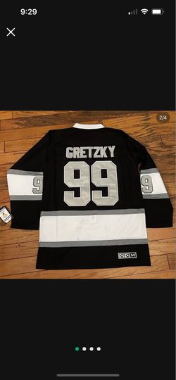 Black Los Angeles kings Gretzky hockey jersey