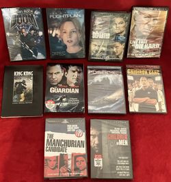 Lot NEW & SEALED KING KONG GUARDIAN DIE HARD DOOM THE MANCHURIAN CANDIDATE ACTION ‼️ Entire OOP DVD TARGET Collection MUST GO ‼️