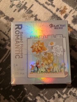 Boxed flowers building blocks LikToy
