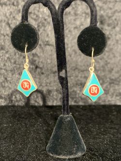 Torquoise and coral earring !! Great deal !!