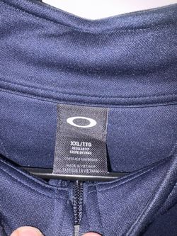 Oakley Navy Blue Zip-Up Jacket XXL