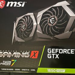 MSI GeForce GTX 1650 SUPER™ GAMING X