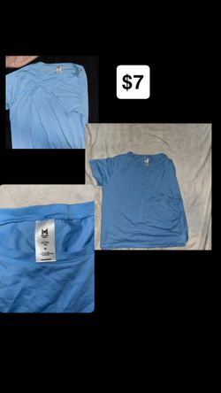 Blue athletic t shirt
