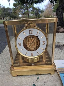 VINTAGE ATMOS LE COULTRE CLOCK #10022 WAS BUY IN 1966 WITH ALL ORIGINAL PAPER INFORMATION $400