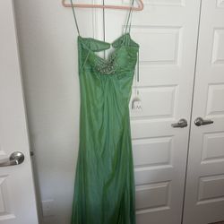 LM by Mignon AL3017 Cut Out Back Gown Size 14