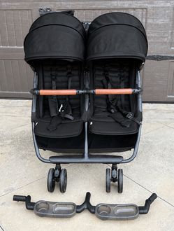 Zoe Twin V2 Double Stroller with Accessories