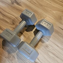 1 Set Of 5 Lbs Dumbbells Like New