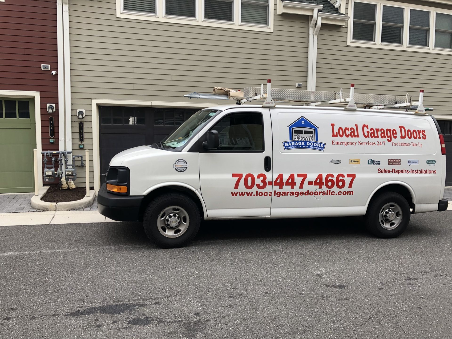 Garage door repair