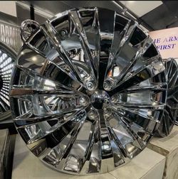 22” CHROME Wheels 22x9” Rims Size Brand New in Box