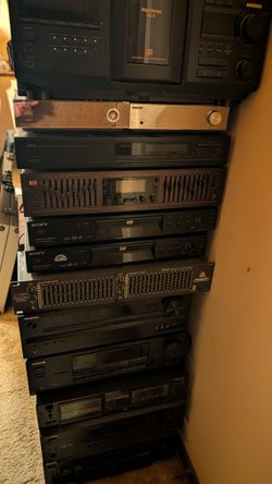 Assorted Home Stereo Equipment.
