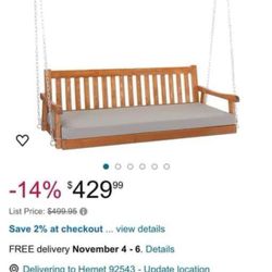 Porch Swing Bed