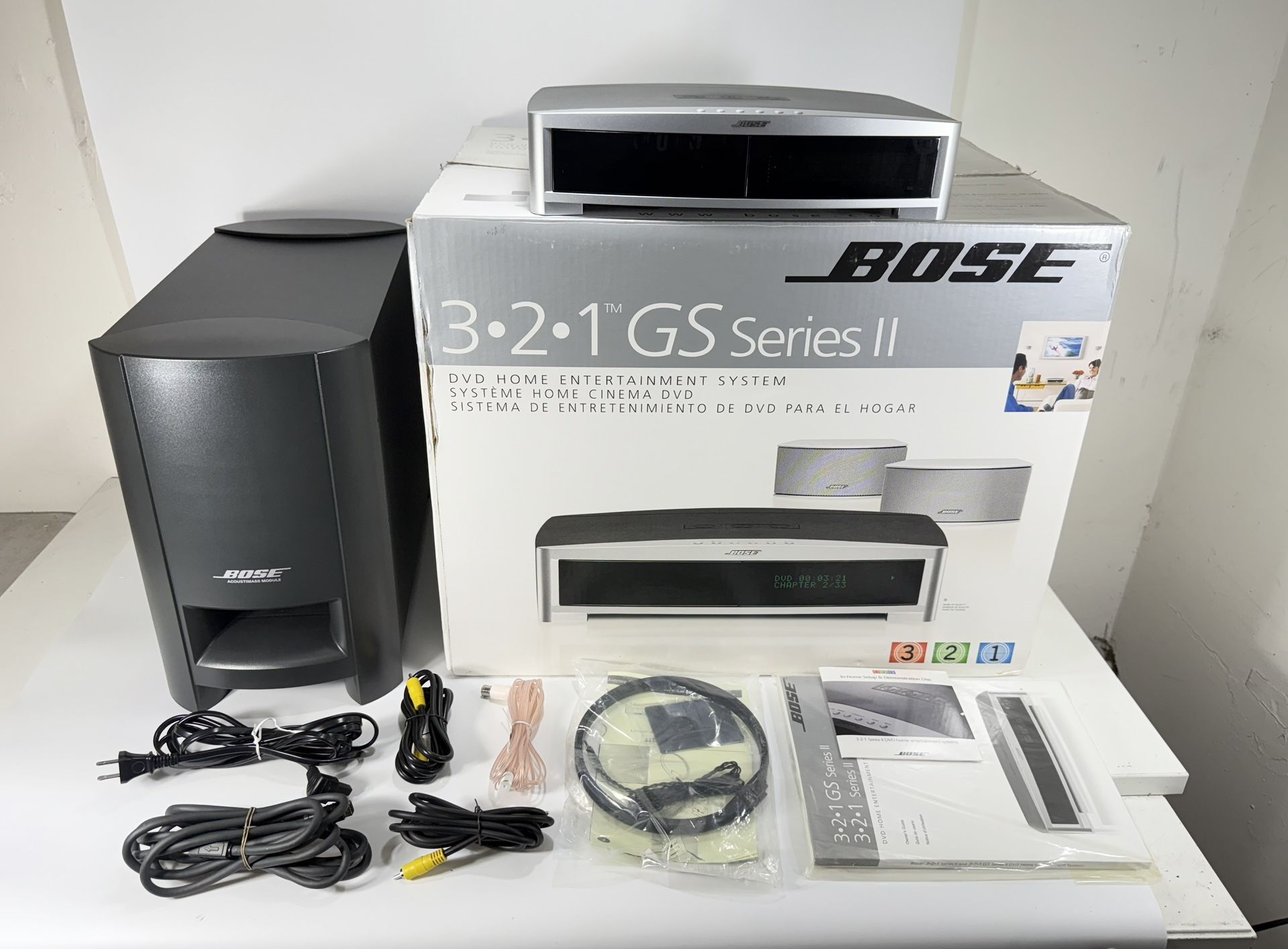 Bose 321 GS Series II DVD Home Entertainment System NO SPEAKERS