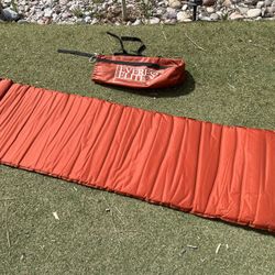 Vintage Slumberjack Everest Elite Orange Camp Mat - Inflatable Sleeping Pad